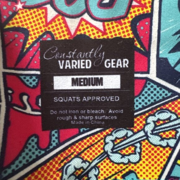 Constantly Varied Gear Shorts Women's Medium Knockout Comic Squats Approved - Picture 3 of 5